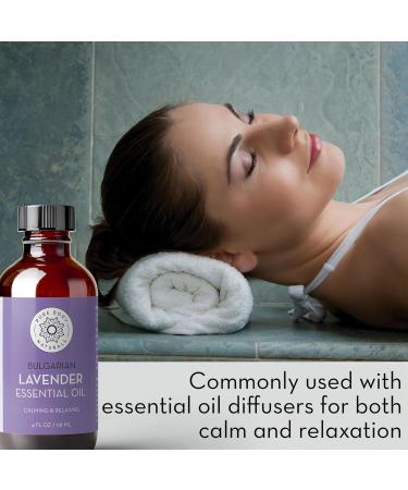 Bulgarian Lavender Essential Oil 4oz - 100% Pure Therapeutic Grade for Aromatherapy | Pure Body Naturals - Buy Online on GoSupps.com
