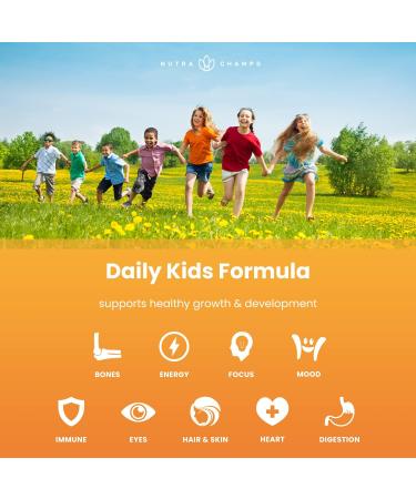Kids Multivitamin Gummies - 120 Count | Sugar Free, Vegan & Non-GMO | 2 Pack of Strawberry, Passionfruit, Peach & Cherry Flavored Gummy Vitamins - Buy Online on GoSupps.com