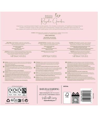 Baylis & Harding Royale Garden Rose Poppy & Vanilla Luxury Beauty Sleep Gift Set (Vegan Friendly) - Buy Online on GoSupps.com