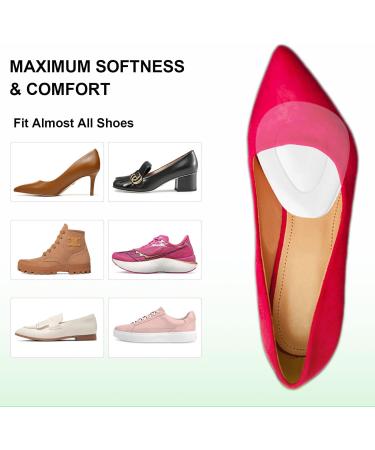 Metatarsal Pads 8 Pack for Women & Men - Pain Relief Gel Cushion for Ball of Foot - Metatarsal Foot Pad Insoles for Callus Cushion - Clear Shoe Pads - Buy Online on GoSupps.com