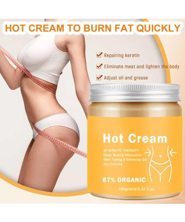 Yabauuop Fat Burning Cream Natural Sweat Cream Firming Tightening 100g Slimming Gel for Stomach Waist Workout Arm Sweating Body Women and Men - Buy Online on GoSupps.com