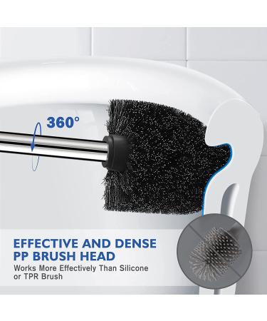 304 Stainless Steel Toilet Brush and Holder - Durable and Elegant Bathroom Accessory - Buy Online on GoSupps.com