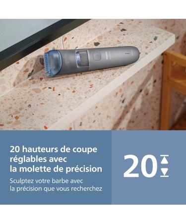  PHILIPS Philips Beard Trimmer Series 3000 Rounded Edges 20 Adjustable Cutting Heights Lift & Trim Comb 100% Waterproof Autonomy - Buy Online on GoSupps.com