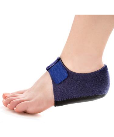 1 pair of heel spur inserts heel cushion heel protector for plantar fascititis heel support for pain relief for heel spur - tendonal inflammation - cracked heels
