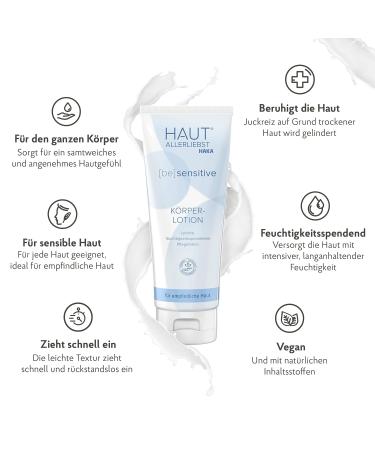 HAKA Body Lotion with Panthenol - Moisturizing Vegan Lotion for Sensitive Skin (200 ml) | Shop Internationally - Buy Online on GoSupps.com