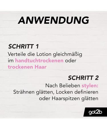 got2b Anti-frizz cat lotion (200 ml) styling lotion for flexible hairstyles tames hair and gives a silky smooth feeling - Buy Online on GoSupps.com