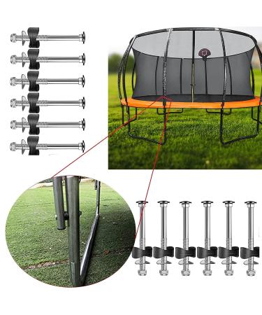 POROHOM 12 PCS Trampoline Replacement Screws - Anti-Loose Bolts and Nuts for Stability - Buy Online on GoSupps.com