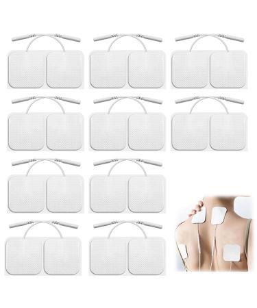 16 pieces of electrodes pads electrodes pads compatible with tens electrodes device adhesive electrodes devices suitable for EMS trainers reusable 50 x 50 mm