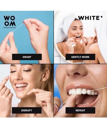 WOOM Expanding Dental Floss 30m - Refreshing Mint Eucalyptus Flavor | Shop Internationally - Buy Online on GoSupps.com