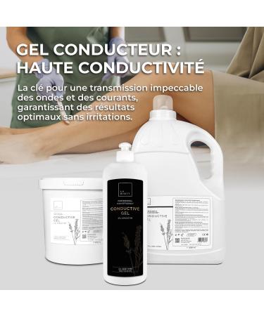 Conductive Gel for Professional Use | 5 Liters | High Efficiency Ultrasonic Contact Gel Electrotherapy Aesthetics etc - Buy Online on GoSupps.com