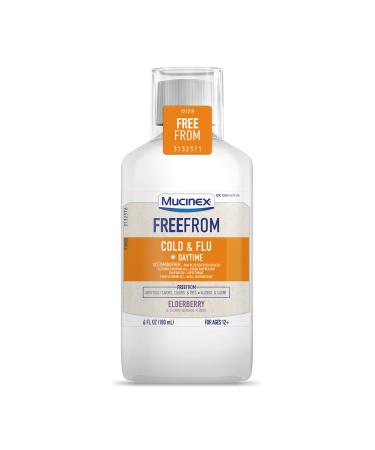 Mucinex FreeFrom Cold & Flu Daytime Multi-Symptom Relief Cherry 6 Fl Oz