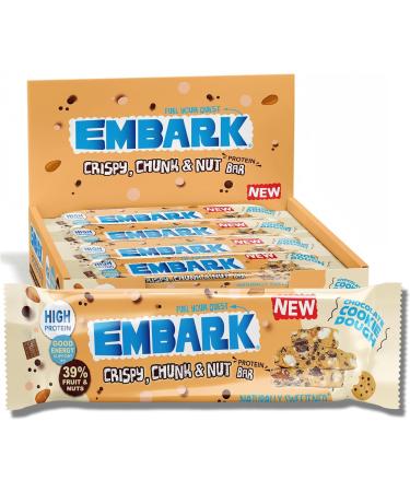 EMBARK High Protein Bar, Healthy and Natural with No Added Sugar, Chocolate Orange Coffee, 13 Bars