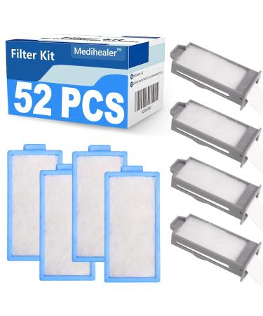52PCS CPAP Filters for Dreamstation 2 - Replacement Filters for Dreamstation 2: Includes 4 Preassembled Filters+ 22 Pollen Filters+ 22 Ultra-Fine Filters,Reusable Assembly Filter Kit
