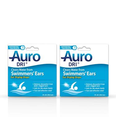Auro-Dri Ear Water-Drying Aid | 1 Ounce | Pack of 2 1 Fl Oz (Pack of 2)