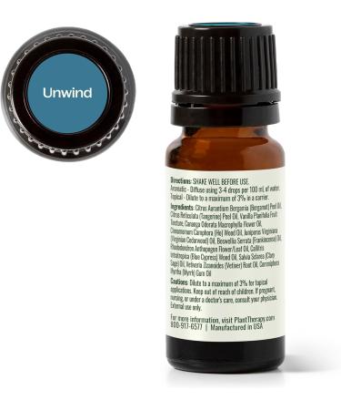 Plant Therapy Unwind Essential Oil Blend 10 mL (1/3 oz) 100% Pure Undiluted Natural Aromatherapy Unwind 0.34 Fl Oz (Pack of 1) - Buy Online on GoSupps.com