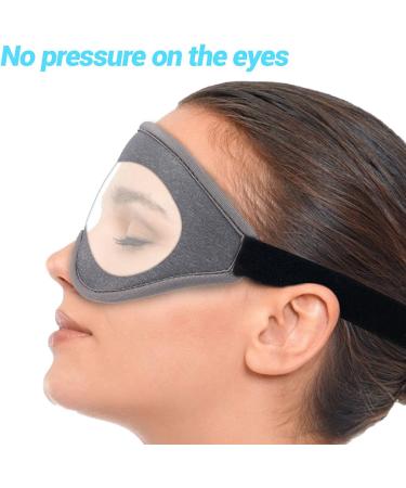 Zurzache Sleep Mask - 3D Comfort Ultra Soft Eye Shade Cover for Women Men - Perfect Light Blockout - Great for Travel, Sleeping, Shift Work - Grey - Buy Online on GoSupps.com