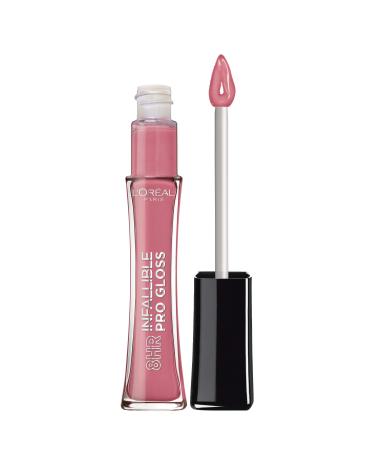 LOreal Paris Makeup Infallible 8 Hour Hydrating Lip Gloss, Nightfall Rose, 0.5 Ounce Nightfall Rose 0.5 Ounce (Pack of 1) - Buy Online on GoSupps.com