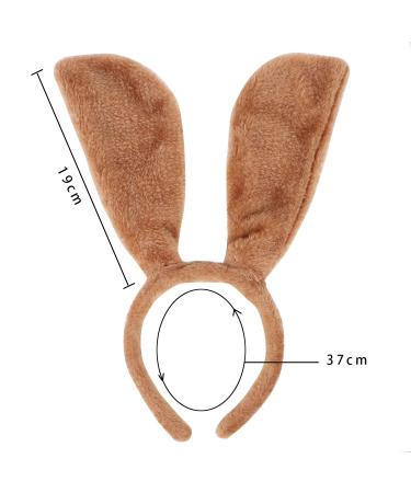 Ibluelover 3Pcs Puppy Dog Ear Headband Set for Women - Animal Ears Hair Hoop for Holiday, Party, and Festivals - Buy Online on GoSupps.com