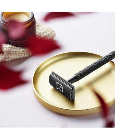 Premium Sober Safety Razor | Solingen Design | Matte Black Wet Shaving with Razor Blades - Classic Shave Experience - Buy Online on GoSupps.com