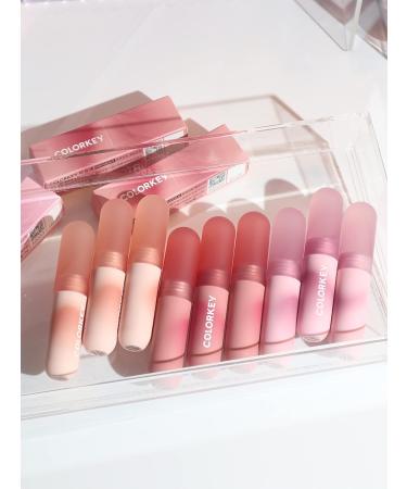 COLORKEY Velvet Mousse Lip Mud (P103 Smoky Rosy) - Long-Lasting Matte Lipstick | Sunset Warm Colors - Buy Online on GoSupps.com