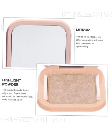  FOYTOKI Gold Highlighter for Face Makeup Tray for Women Glitter Makeup for Cheeks and Body - Buy Online on GoSupps.com
