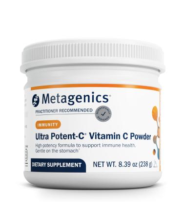 Metagenics Ultra Potent C Vitamin C Powder - Immune Support Supplements* - Gentle on Stomach - with Bioflavonoids L Glutathione & L Lysine - Non GMO Gluten Free - 8.39 oz