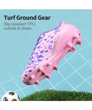 Buy DREAM PAIRS Kids Lightweight Football Shoes - Breathable Soccer Shoes for Boys & Girls in Pink/Purple (Size 28EU/11US) - Buy Online on GoSupps.com