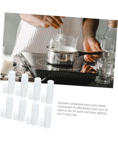 50 Pi ces Tubes De Soin Des L vres Vides Pp Avec Bouchons Blancs Transparents Pour L vres Et - Buy Online on GoSupps.com