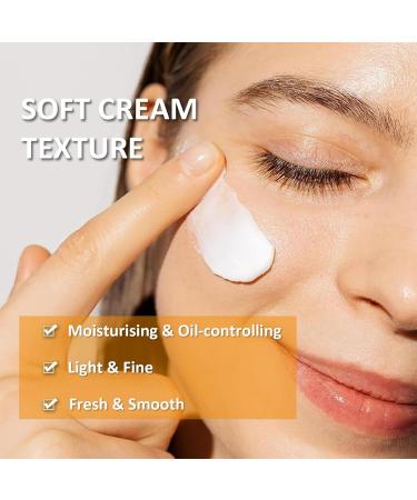 Vitamin C Moisturiser for Face Anti-Dark Spots&Brightening Cream Vitamin C Suspension 30% Vitamin C Face Cream Natural Anti Aging & Wrinkles Face Moisturiser Lightweight Daily Face Moisturiser - Buy Online on GoSupps.com