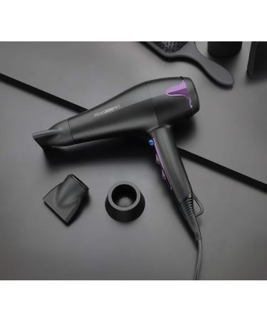 Diva Pro Styling Prima 3000 Pro Dryer - 2200W Ionic Hairdryer Purple Black with Highlights - Professional Salon Quality - Buy Online on GoSupps.com