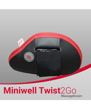 Miniwell Twist2go Casada Shiatsu Massage Pillow with Heating Function - Wireless Neck Shoulder & Back Massager for Home & Office - Buy Online on GoSupps.com