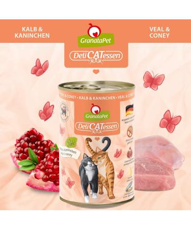 Granapet Delicatessen Multipack 3 Without Fish - Premium Grain-Free Wet Cat Food - High Meat Content & Quality Oils - 6 x 400g Trial Package - Buy Online on GoSupps.com