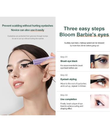 Electric Eyelash Curler with 3 Heating Modes - Portable Beauty Tool for Quick Makeup - Rizador de Pesta as El ctrico (Color: P Size: 1pc - Buy Online on GoSupps.com