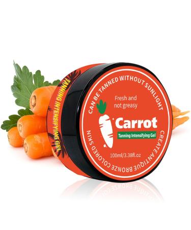 Carrot Tanning Gel Carrot Tanning Intensifying Gel Carrot Sun Tanning Cream Carrot Tanning Oil Brown Tanning Lotion Natural Tanning Oil Carrot Based Outdoor Self tanner (1)