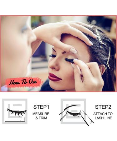 LSTHK False Eyelashes 5 Pairs of 3D Fake Lashes Natural Look Colourful False Eyelashes Fluffy False Eyelashes for Work Dating Party Cosplay (Blue) - Buy Online on GoSupps.com