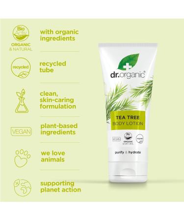 Organic Doctor Tea Tree Skin Lotion - 6.8 fl.oz | Natural Moisturizer for Healthy Skin | Order Internationally - Buy Online on GoSupps.com