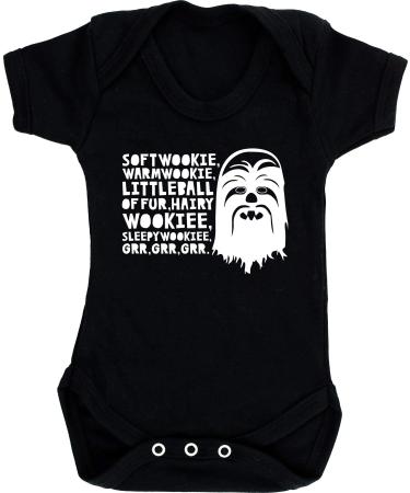 Hippowarehouse Soft Wookie Warm Wookie Little Ball of Fur baby vest bodysuit (short sleeve) boys girls