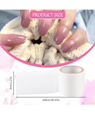 Self Adhesive Silk Nail Wrap Set - 4 Rolls, Easy Trim, Repair Bandage Tape for Nail Design - Buy Online on GoSupps.com