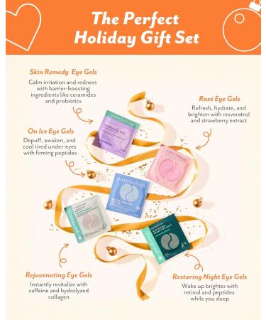 Patchology Patching All The Way Gift Set Hydrating Under Eye Masks with Collagen Retinol Hyaluronic Acid Christmas Gift & Beauty Stocking Stuffer for Puffy Eyes 5-Pair Sampler (Limited Edition) - Buy Online on GoSupps.com