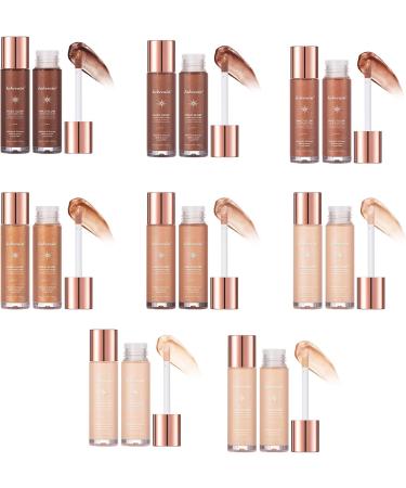 Women Liquid Smooth Moisturizing Contouring Highlighter Face ContoursBeauty Wand FoundationsCosmetics Profession Makeup Face Brightening Serums for Glowing Skin Sensitivesskin Cream 3 - Buy Online on GoSupps.com