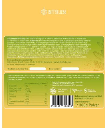 Bitter Love Fiber Complex Powder with Inulin & Psyllium | Daily Fiber for Healthy Digestion & Intestinal Health - International Shipping - Buy Online on GoSupps.com