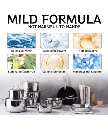 Kitchen Cleaning Spray | Stainless Maintenance Agent Stainless Steel Cleaning Agent For Stove Kitchen Pots And Tableware Dtt - Buy Online on GoSupps.com