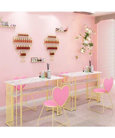  ZYFA Nail Polish Holder Wall Shelf Organizer for Wall Display Nail Polish Rack Organizer Wall Mounted Essential Oil Holder 4 TIER Metal Floating Nail Polish Racks (Color : Gold Size: - Buy Online on GoSupps.com