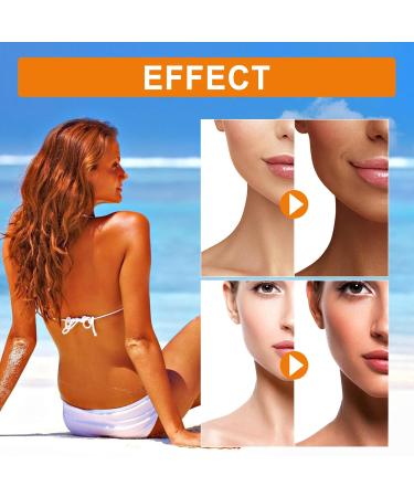 Luxury Intensive Tanning Gel Natural Tanning Accelerator Cream Gel Tanning Gel for Outdoor Sun Tanning Butter for Outdoor Sunbath 150 ml / 5 oz (2 PCS) - Buy Online on GoSupps.com