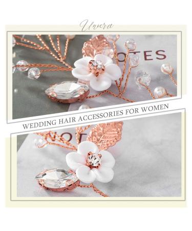 Unicra Pearl Hair Wreath & Headband - Elegant Bridal Jewelry for Women | Perfect Hair Accessory for Weddings - Buy Online on GoSupps.com