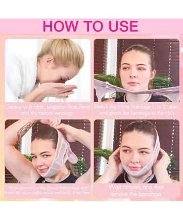 Reusable V Line Lifting Mask - V Shaped Contouring Face & Chin Up Strap for Women | Prevent Facial Sagging - Shop Internationally - Buy Online on GoSupps.com