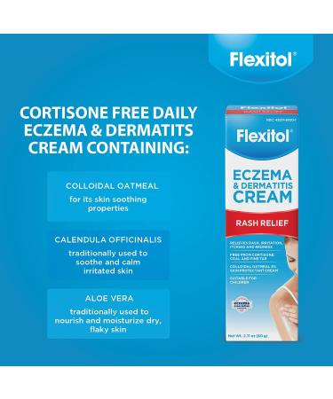 Flexitol Eczema & Dermatitis Cream | Steroid & Fragrance-Free | 5% Colloidal Oatmeal - Buy Online on GoSupps.com