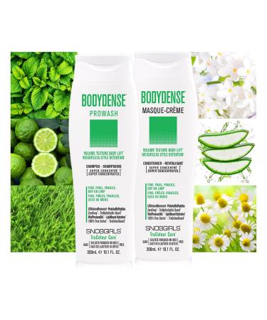 BODYDENSE Volumizing Shampoo for Fine Hair | Plumping & Hydrating | Lightweight Vegan Formula | 10.1 Fl Oz - Buy Online on GoSupps.com
