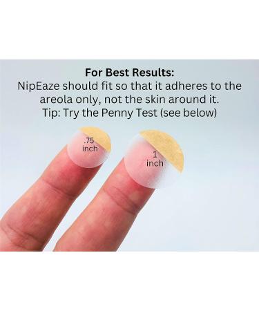 NipEaze Transparent Nipple Protectors - Value Pack (62pairs .75inch or 50pairs 1inch) - Chafing Prevention Regular - Buy Online on GoSupps.com