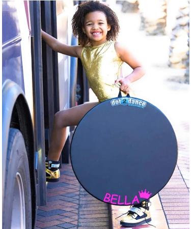dot2dance Genuine Brand  Authentic Marley Portable Dance Studio  Stable Dance Floor  Multi-Use with Gym MAT Back  Turn Board Tap Board 32" - Buy Online on GoSupps.com
